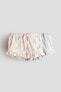 Фото #1 товара 3-pack Ruffle-trimmed Jersey Shorts