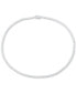 ფოტო #2 პროდუქტის Lab Grown Diamond 17" Tennis Necklace (5 ct. t.w.) in 14k White Gold