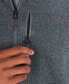 Фото #4 товара Men's Drop Line Full Zip Sweater Fleece Jacket