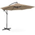 Фото #4 товара Пляжный зонт с поворотным открытием 300 см серо-коричневый Uniprodo Parasol ogrodowy