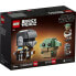 Фото #9 товара Lego BrickHeadz Star Wars 75317 - Дер Мандалорианер и Дас Кинд - Конструктор