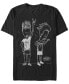 Фото #1 товара Beavis and Butthead MTV Men's Rocking' Out Sketch Logo Short Sleeve T-Shirt