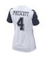 ფოტო #4 პროდუქტის Women's Dak Prescott White Dallas Cowboys Alternate Game Jersey