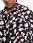 Фото #6 товара ASOS DESIGN Curve oversized long sleeve shirt in pink mono splodge print