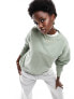 Cotton On classic relaxed sweatshirt in washed sage