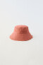Фото #1 товара True neutrals bucket hat with fringe