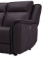 Фото #11 товара Addyson 117" 5-Pc. Leather Sectional with 2 Zero Gravity Recliners with Power Headrests, Created for Macy's