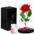 Фото #8 товара Rose im Glas 22 cm mit LED-Lichterkette