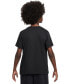 Фото #2 товара Big Kids Sportswear Cotton Logo Graphic T-Shirt