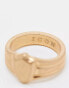 Фото #3 товара Icon Brand jazz club mini crest ring in gold