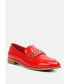 Фото #1 товара MEANBABE Womens Semicasual Stud Detail Patent Loafers