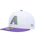 Фото #4 товара Men's White Arizona Diamondbacks Side Patch 59FIFTY Fitted Hat