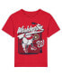 ფოტო #1 პროდუქტის Toddler Boys and Girls Red Washington Nationals On the Fence T-shirt