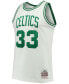 Men's Larry Bird White Boston Celtics 1985-86 Hardwood Classics Swingman Jersey Белый, L - фото #3