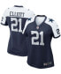 Women's Ezekiel Elliott Navy Dallas Cowboys Alternate Game Team Jersey