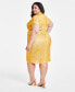 Фото #5 товара Платье Nina Parker модное Plus Size с завязкой на передней планке