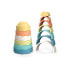 Фото #1 товара GIROS Rainbow Plus Stacking Tower Bioplastic 13 Pieces