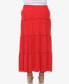 Plus Size Tiered Maxi Skirt