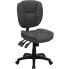Фото #4 товара Mid-Back Gray Fabric Multifunction Ergonomic Swivel Task Chair