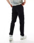 New Look cargo trousers in black Черный, W34 L34 - фото #3