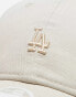 Фото #5 товара New Era 9twenty LA Dodgers mini logo cap in beige