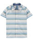 Фото #6 товара Kid Baja Stripe Button-Front Short Sleeve Shirt 4