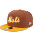 ფოტო #2 პროდუქტის Men's Brown New York Mets Tiramisu 59FIFTY Fitted Hat
