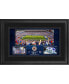 Фото #1 товара Buffalo Bills Framed 10" x 18" Stadium Panoramic Collage with Game-Used Football - Limited Edition of 500