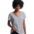 ფოტო #2 პროდუქტის SUPERDRY Studios Slub Embroidered short sleeve v neck T-shirt