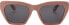 Sonnenbrille Erwachsene Cat-Eye braun, 1 St