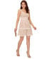 ფოტო #1 პროდუქტის Women's Embroidered Lace Flutter-Sleeve Dress