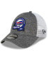 ფოტო #1 პროდუქტის Men's Heather Gray Buffalo Bills 2022 AFC East Division Champions Locker Room 9FORTY Adjustable Hat