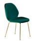 Фото #8 товара Franklin Velvet Mid Century Upholstered Side Chairs, Set of 2