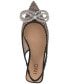 ფოტო #5 პროდუქტის Women's Misiya Embellished Pointed-Toe Slingback Flats, Created for Macy's