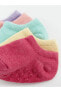 LCW baby Basic Kız Bebek Patik Çorap 5'li
