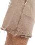 ASOS 4505 longline sweat short with quick dry in washed sand