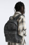 Distressed tumbled backpack