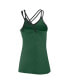 Women's Green New York Jets Go for It Strappy Crossback Tank Top Черный, M - фото #2