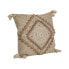 Cushion Romimex Beige 45 x 8 x 45 cm Embroidery