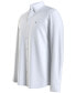ფოტო #8 პროდუქტის Men's Custom Fit New England Solid Oxford Shirt