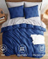 Фото #3 товара Bedding Tufted Embroidery Double Brushed 3 Piece Duvet Cover Set, Twin