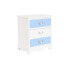 Фото #1 товара Ночной столик DKD Home Decor 50 x 35 x 58 cm Веревка Белый Небесный синий Тёмно Синий Деревянный MDF