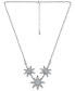 ფოტო #3 პროდუქტის Cubic Zirconia Star Cluster Pendant Necklace in Sterling Silver, 16" + 2" extender, Created for Macy's