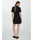 Фото #3 товара Women's Pockets Detail Polo-Neck Dress