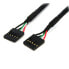 Фото #6 товара StarTech.com 24in Internal 5 pin USB IDC Motherboard Header Cable F/F - 0.609 m - IDC - IDC - Female - Female - Straight