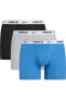 Фото #1 товара Erkek Nike Marka Logolu Elastik Bantlı Günlük Kullanıma Uygun Mavi-Gri-Siyah Boxer 0000KE1008-F8G