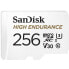 Фото #1 товара SanDisk High Endurance - 256 GB - MicroSDXC - Class 10 - UHS-I - 100 MB/s - 40 MB/s - Накопитель памяти