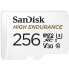 Фото #1 товара SanDisk High Endurance - 256 GB - MicroSDXC - Class 10 - UHS-I - 100 MB/s - 40 MB/s