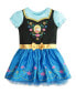 Toddler Girls Frozen Princess Anna Fur Dress