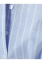 Фото #6 товара Midi Gömlek Elbise Beli Kuşaklı Kısa Kollu Düğmeli
